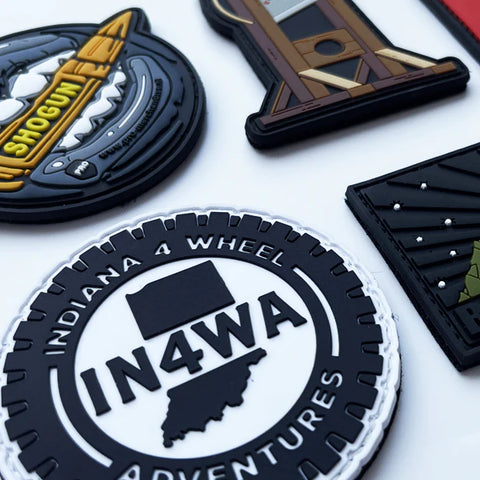 Custom 3D Die-Cut Rubber Patches